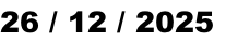 26 / 12 / 2025